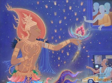 Religiös Werke - Schwarze Magie vermacht Göttin CK Buddhismus